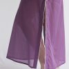 Robe Ouezzane Longue Aubergine