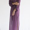 Robe Ouezzane Longue Aubergine