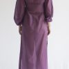 Robe Ouezzane Longue Aubergine