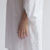 Robe Ouezzane Courte Blanc Détail